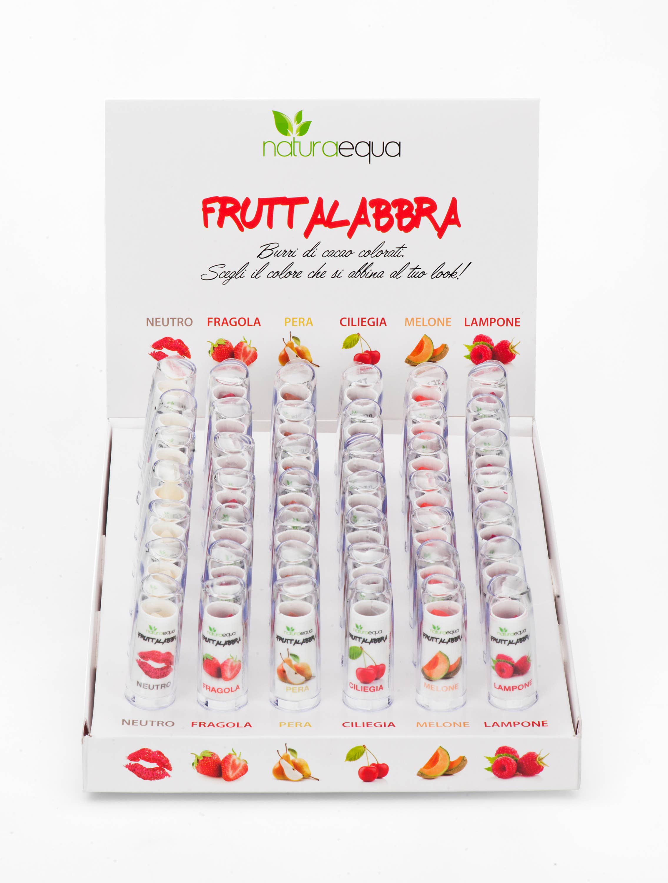 NaturaEqua – Engroshandel Læbestift – Jordbærlæbepomade - farvet kakaosmør2