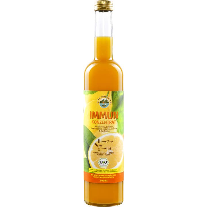 JAMU GmbH – Großhandel Wellness-Saft/Tonikum – Bio Ingwer Kurkuma Konzentrat 500 ml