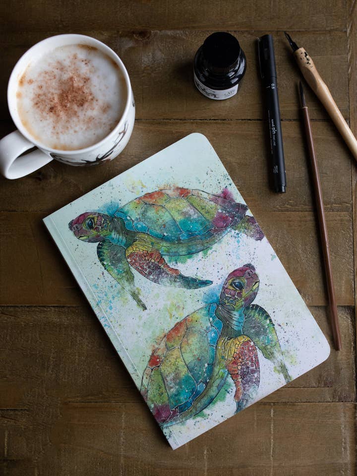 Taccuino tascabile A5 Turtle Perfect Bound per la vendita all'ingrosso da parte di Dollyhotdogs