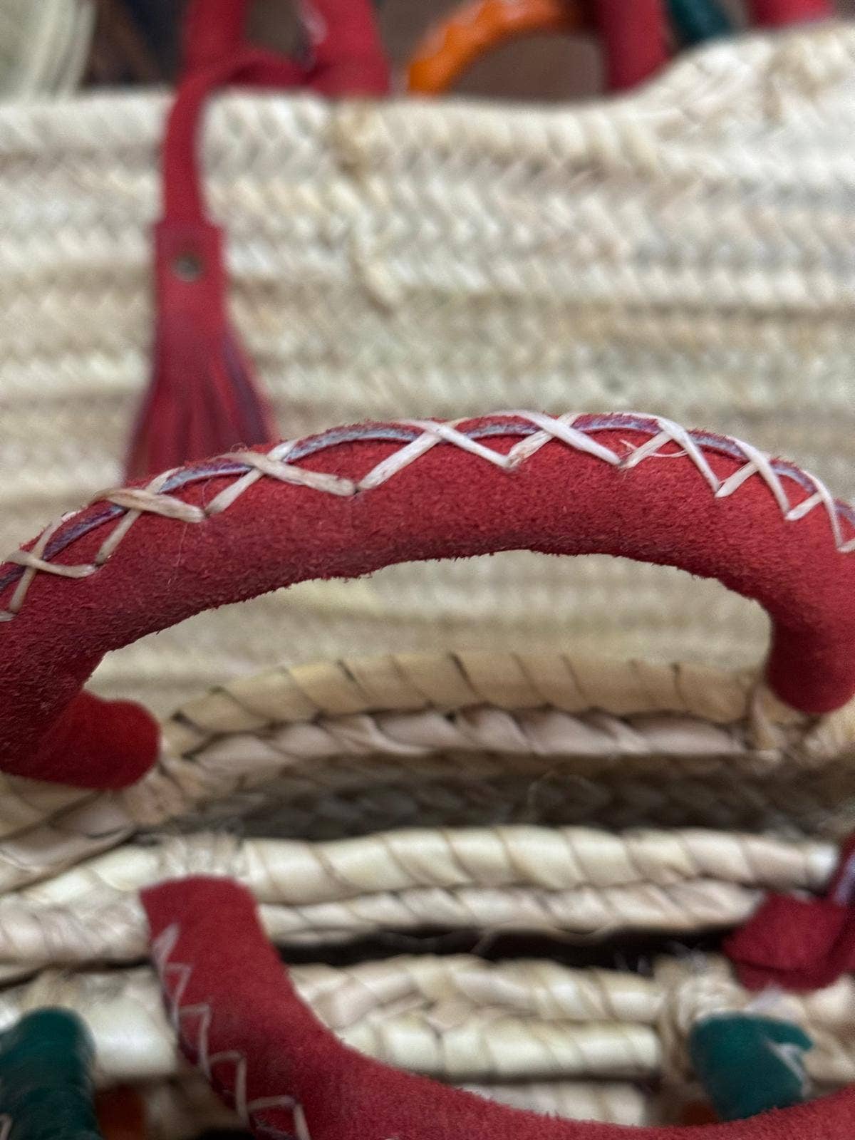 Gran Wholesale – wholesale Beach bag –  Summer Beach Bag, French Basket Bag, Short Leather Handle.16