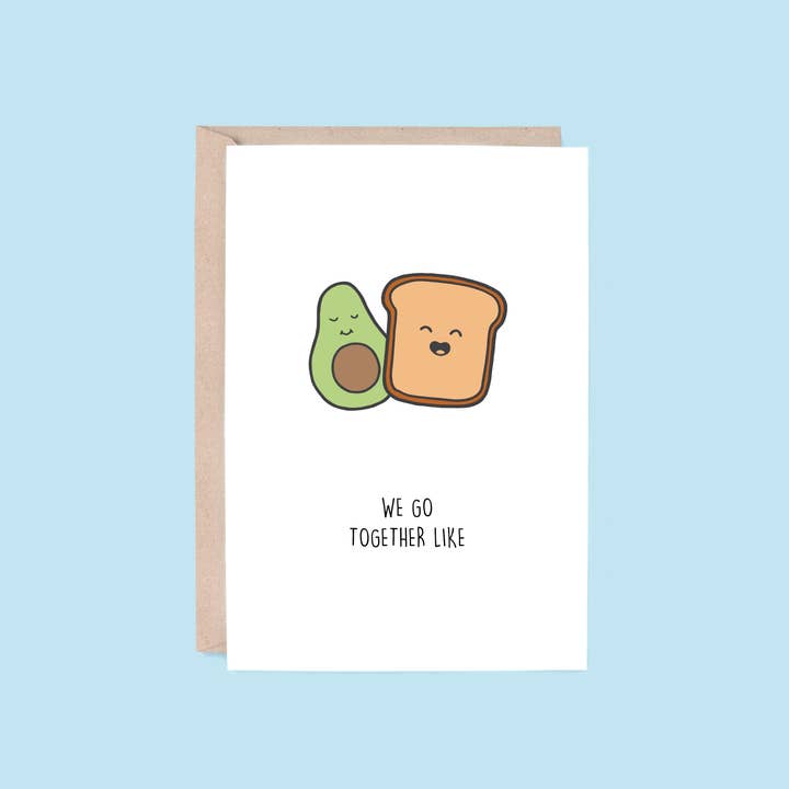 Carte Amour & Soin : Nous Allons Ensemble | Avocat pour la vente par Hey Hunny
