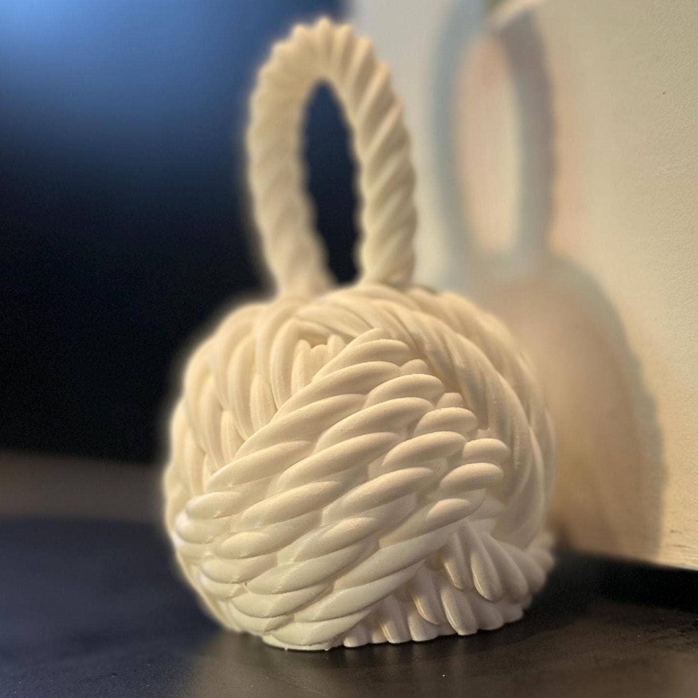 <3 Studio - Wholesale Door Stop - Nautical Knot Door Stopper | Fillable Rope Knot Door Weight3