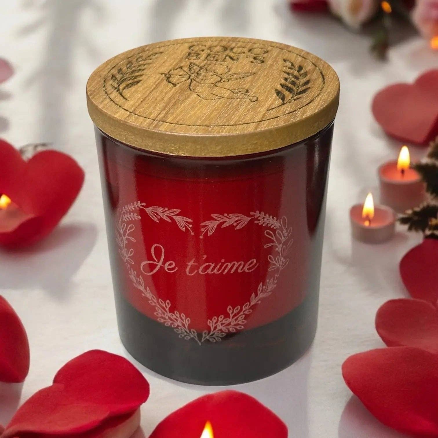 CocoBen's - Wholesale Jar/Filled Candle - Grasse-scented candle - Cupid - 300ml0