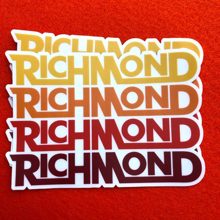 Richmond 4-Up Sticker for wholesale by Commonwealth Outdoor