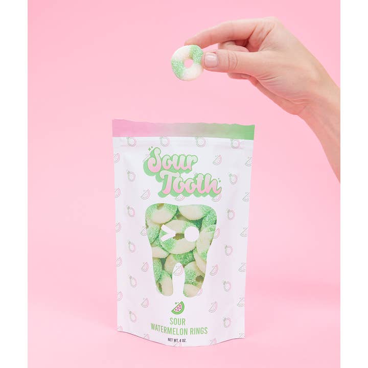 Sour Tooth - Wholesale Gummy - Sour Watermelon Rings1