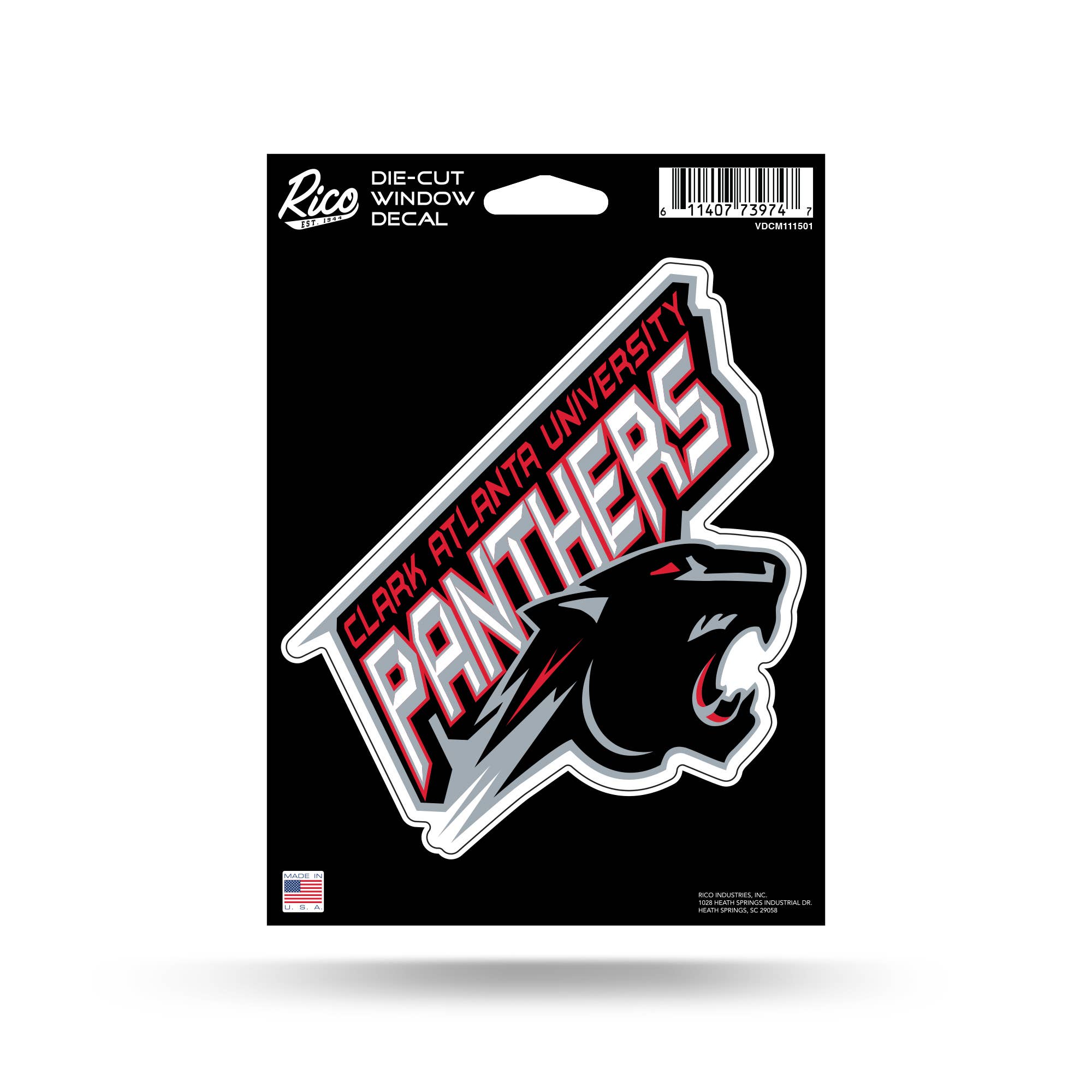 Rico Industries - Wholesale Car Decorative Charm - Unisex - NCAA  Clark Atlanta Uni. Panthers - CAU   Decal0