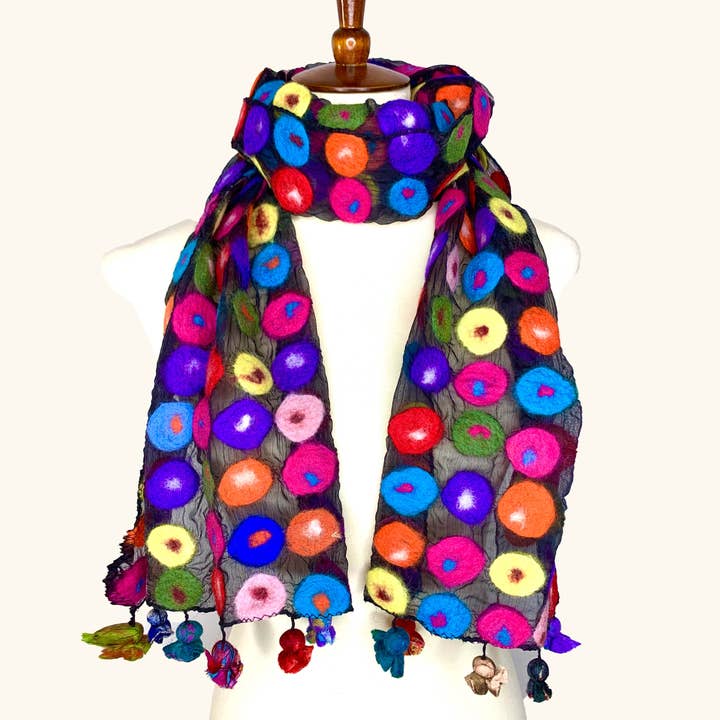 Pomegranate Moon – Großhandel Schal – Damen – Polka Dot Schal0