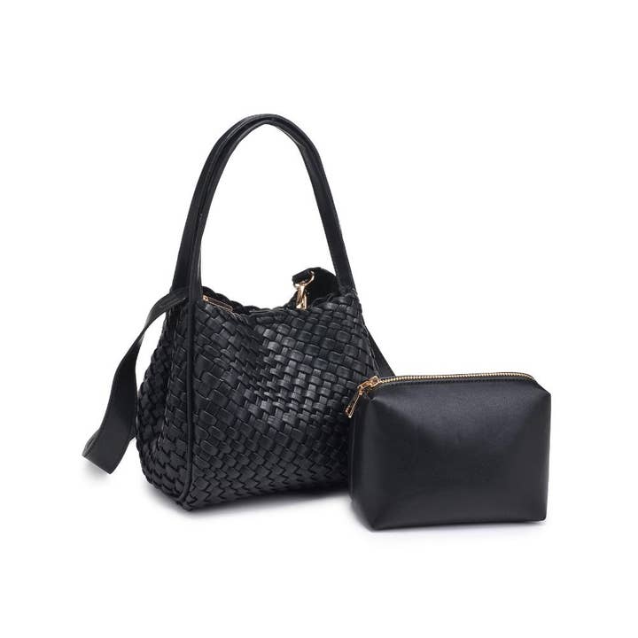 Moda Luxe – wholesale Crossbody bag – Women's – Roxy Woven Double Handle Woven Crossbody