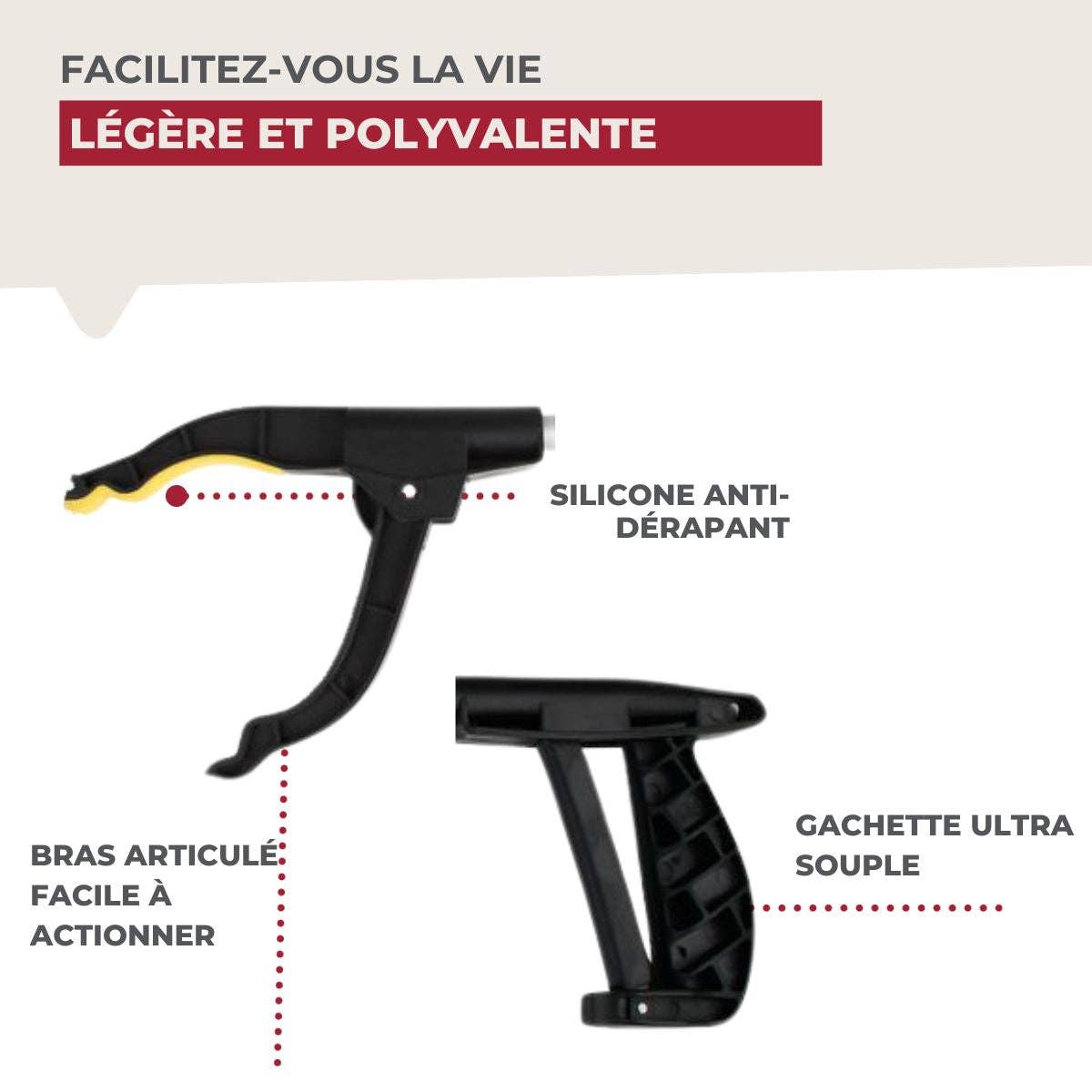 Zenker - Wholesale Kitchen Tool/Gadget - Fackelmann black aluminium gripper2