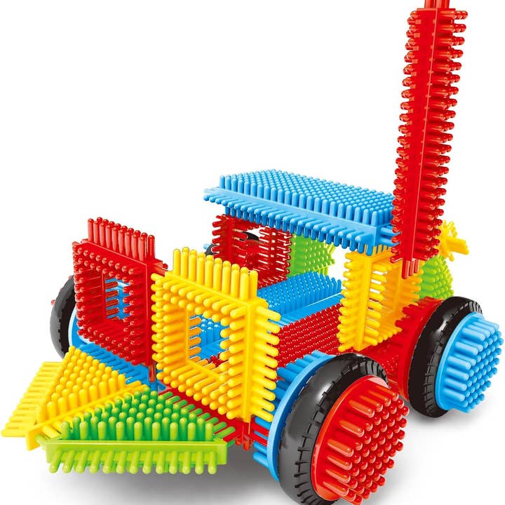 AZ Trading & Import (Toys, RC Toys & More) - Wholesale Building Set - Kids - Colorful Bristle Shape Building Blocks | 112 Pieces2