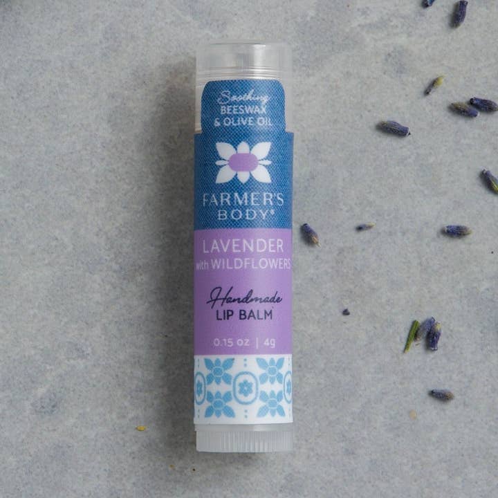 Farmer's Body - Wholesale Lip Balm - Lavender with Wildflowers Lip Balm0
