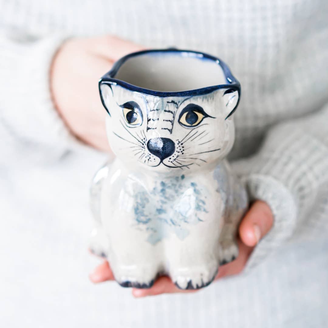 Upavim Crafts - Wholesale Coffee Mug - Stoneware Kitty Mug