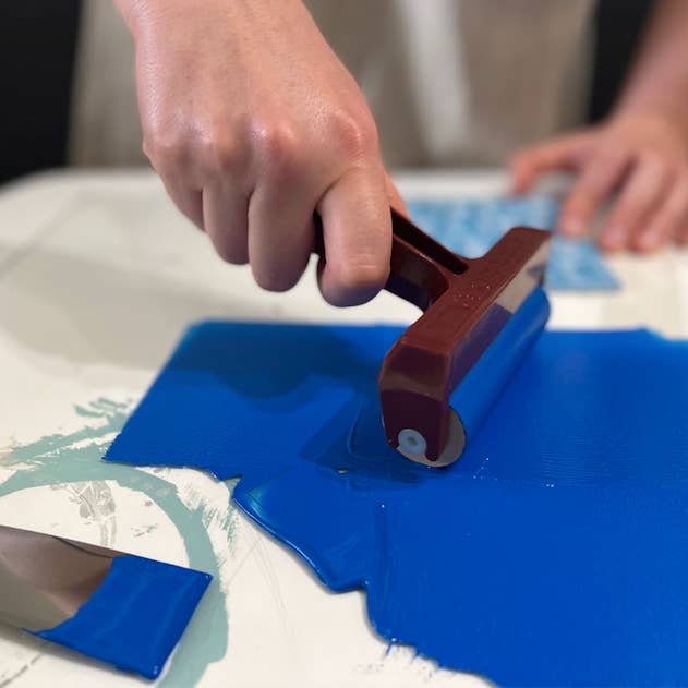 Winter Pickle Press - Wholesale Everyday Greeting Card - Handprinted linocut sorry I frog-ot folded card1