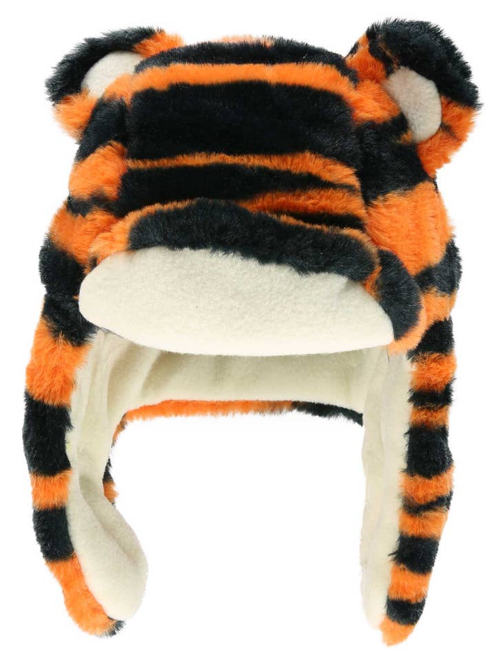 Tiger Critter Cap for wholesale by Lazy One