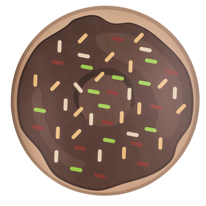 Out of the blue KG – Individuais por atacado – Placemat de polipropileno, Donut,1