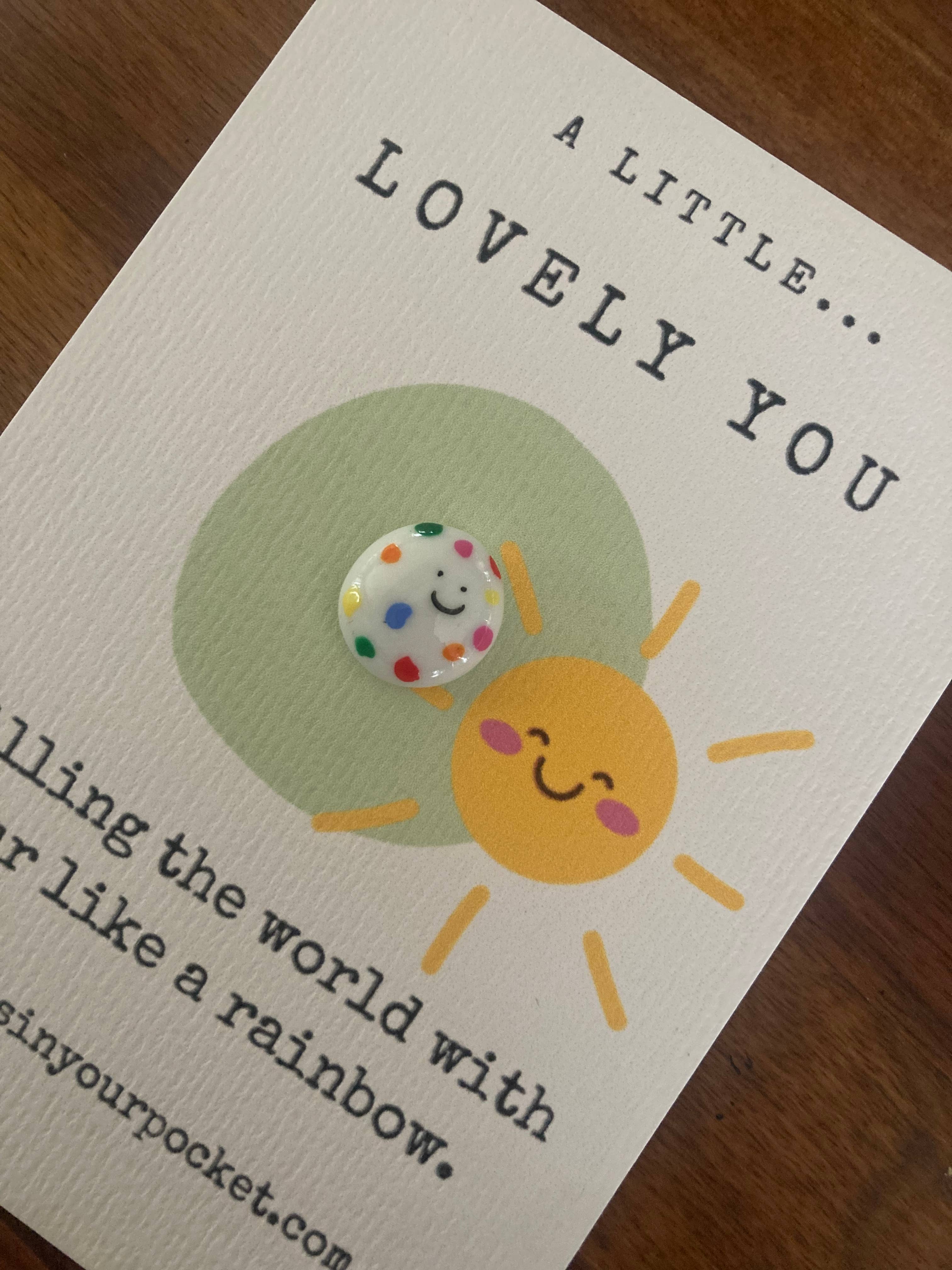 Pals in your Pocket - Wholesale Keepsake Coin/Token - Lovely you, kindness, sad, upset,  anxious pocket buddy1