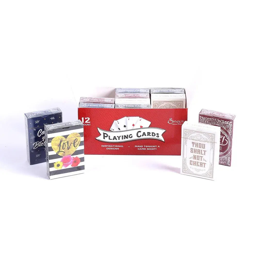 Swanson Christian Products - Wholesale Playing Cards - Playing Cards Contemporary/Traditional Display 12 Count2