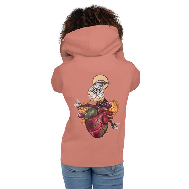 “Nature Heals” Unisex Hoodie for wholesale by The Art of Francella