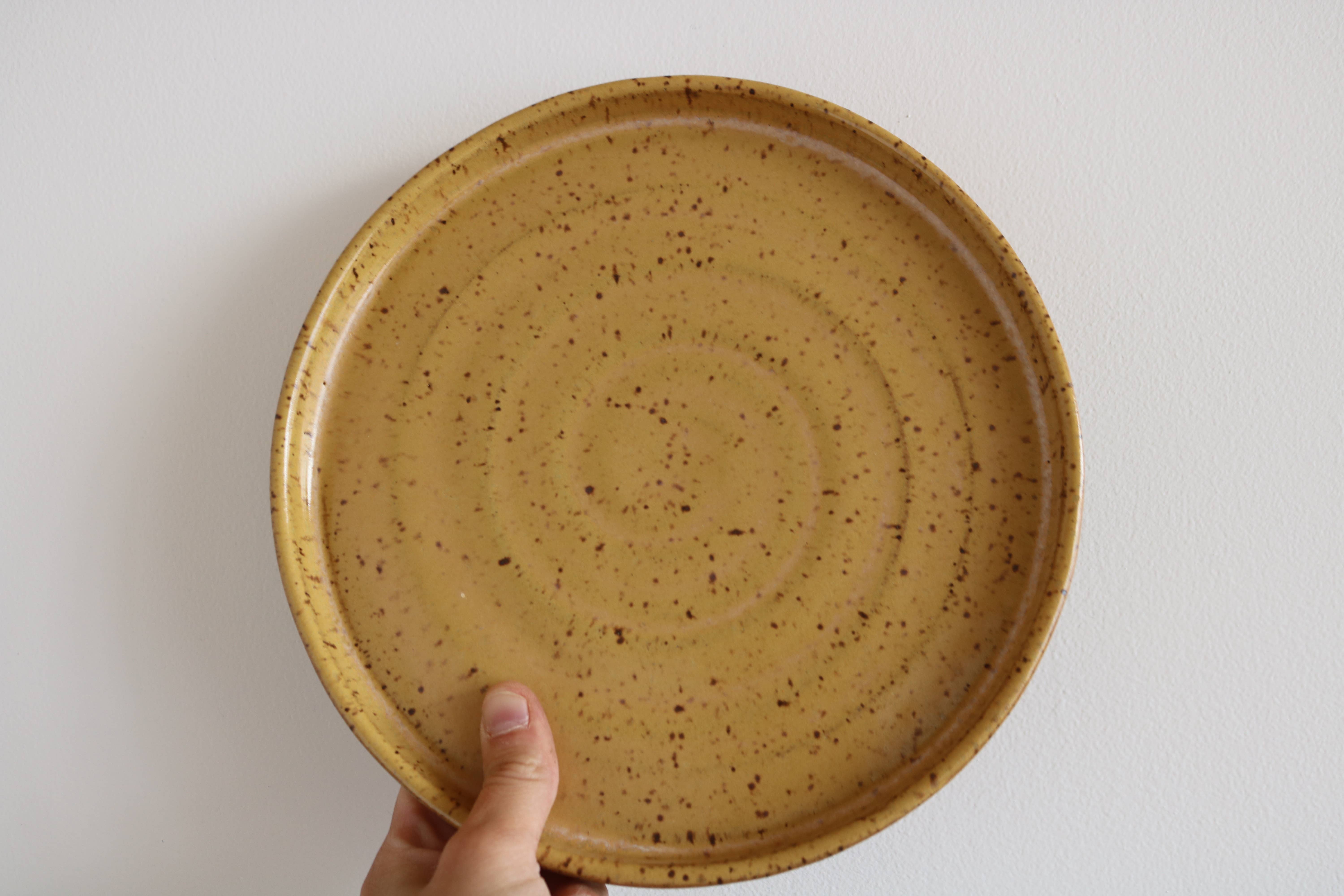 KJ Pottery - Wholesale Borden - Handgemaakte dinerborden van ijzerrood steengoedklei5