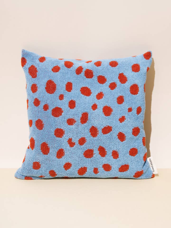 Pebbles Throw Pillow | Sky & Brick | 40 cm x 40 cm for wholesale by towel.studio