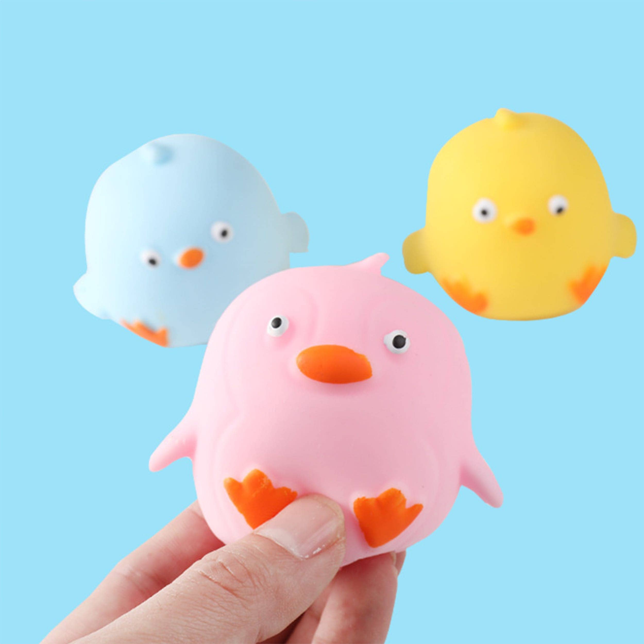 JSBlueRidge Toys - Wholesale Squishy Toy - Kids & Baby - Penguin Squishy Squeeze Fidget Kid Toys- Assorted6