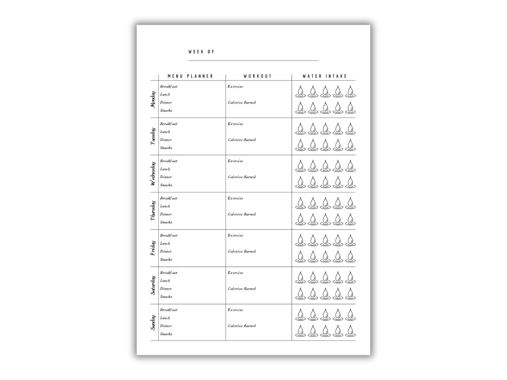 Small Biz Supplies - Wholesale Journal/Diary - Pink Wellbeing Journal1