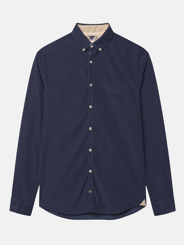 Camisa de Corda - Azul Marinho por atacado de COLOURS & SONS