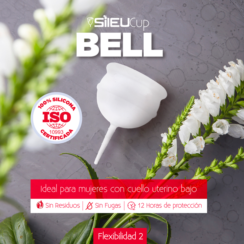 Clear Sileu Bell menstrual cup for wholesale on Faire2