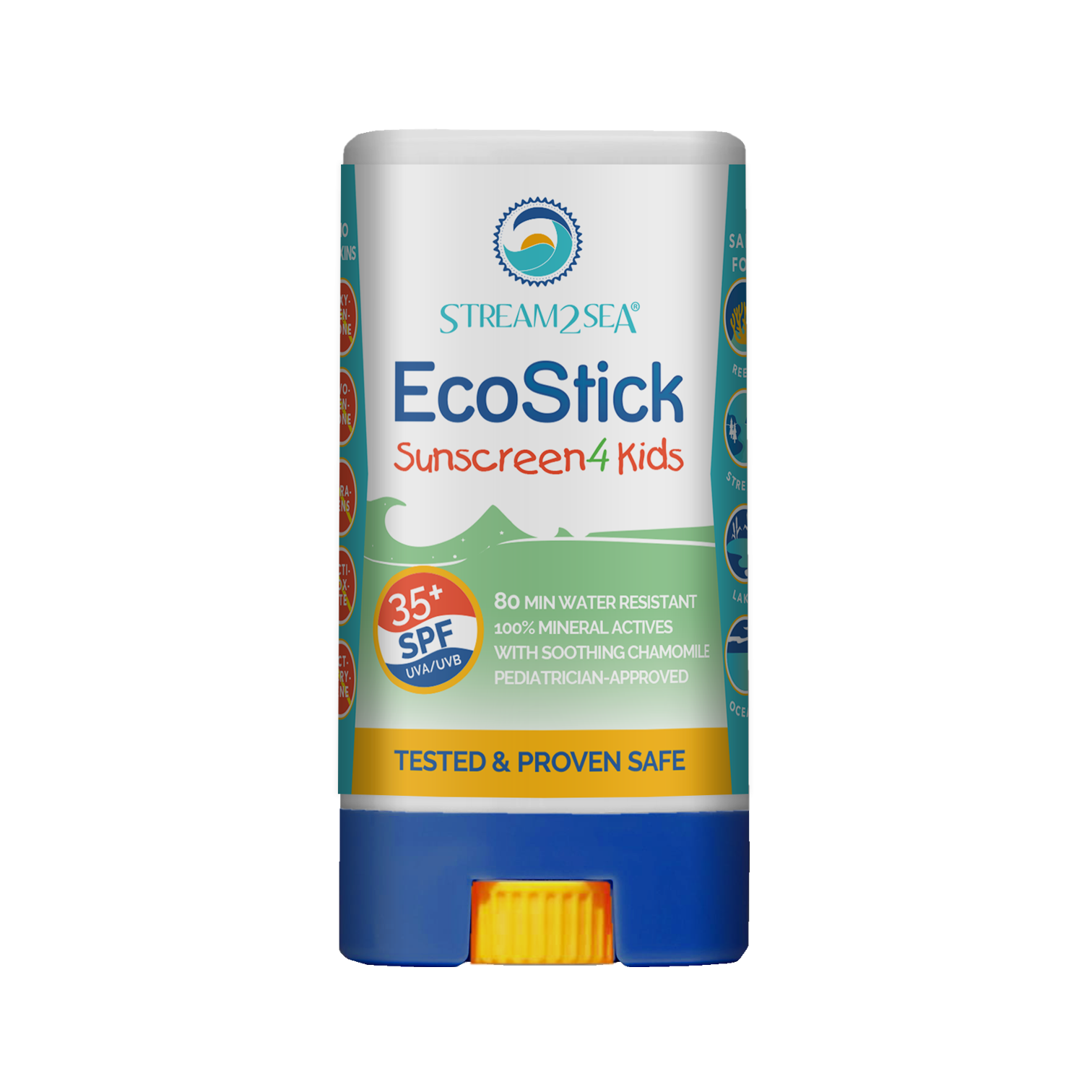 Stream2Sea – Großhandel Sonnencremes – EcoStick Sonnencreme für Kinder | SPF 351