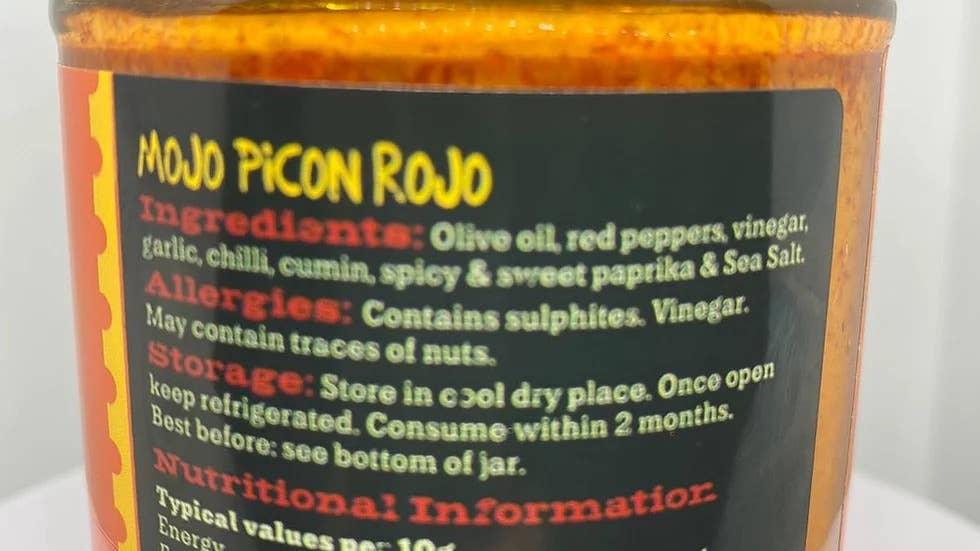 Seville sauces – Engroshandel Sauce – Mojo Pico Rojo2