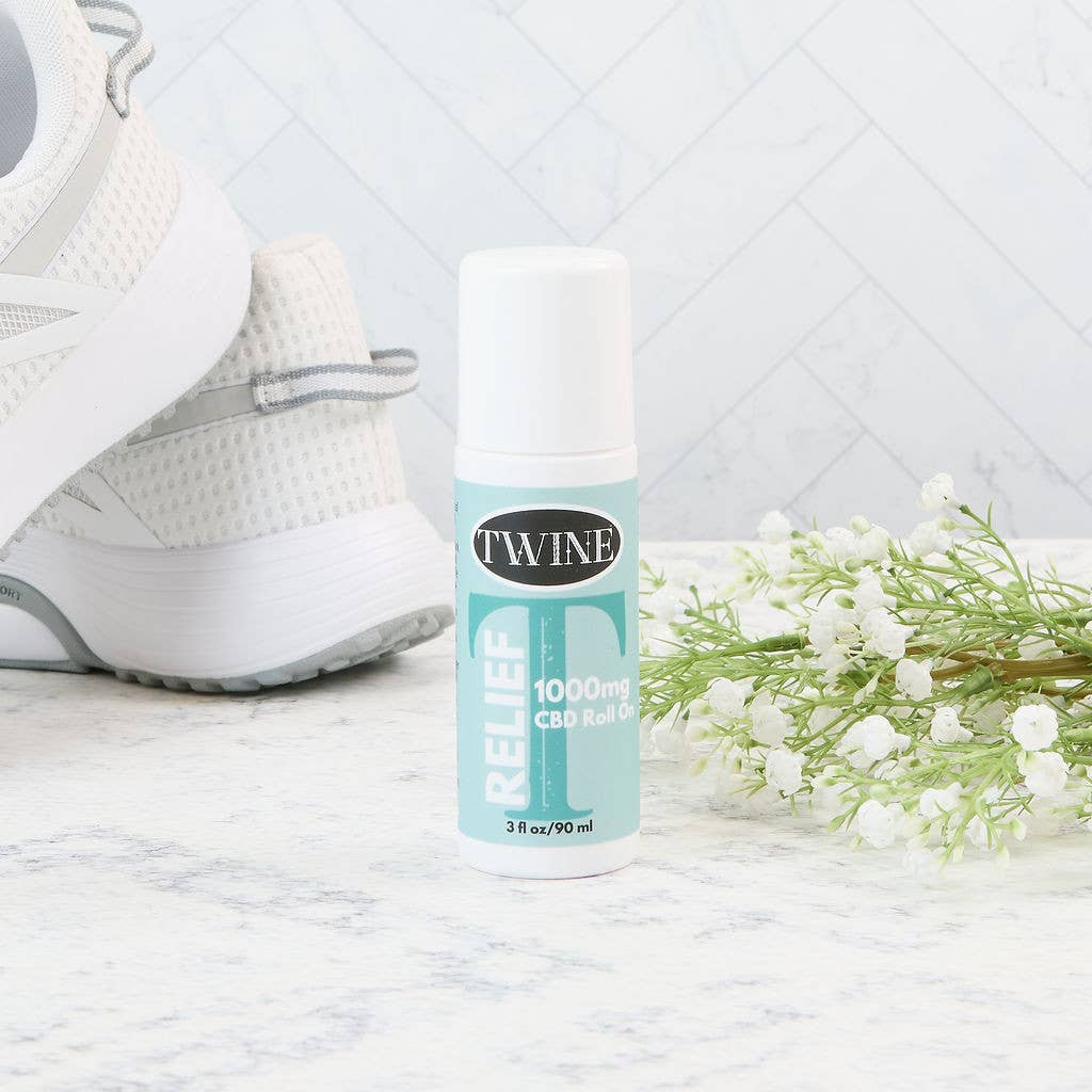 Twine - Wholesale CBD Cream/Lotion - 1000mg CBD Pain Relief Roller - Pure Organic CBD Isolate