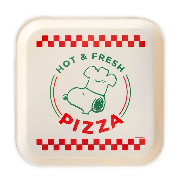 Three Potato Four - Wholesale Serving Tray - 3P4 x Peanuts® - Snoopy Pizza Tray
