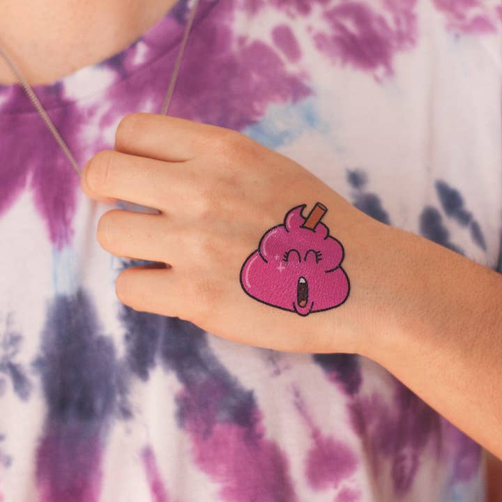 Tattoonie - Wholesale Temporary Tattoo - POOP Tattoo (Pack of 2)