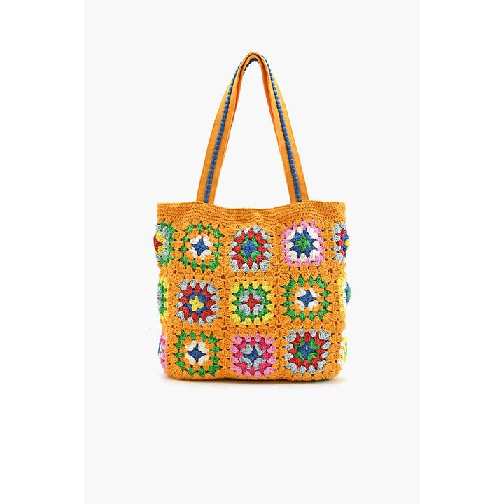 America & Beyond - Wholesale Tote Bag - Women's - Sunrise Handmade Crochet Bags - Sustainable Fashion