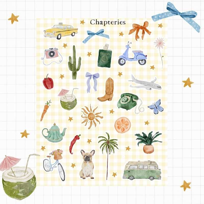 Chapteries - Wholesale Sticker - Sticker sheet - Summer - S-2690