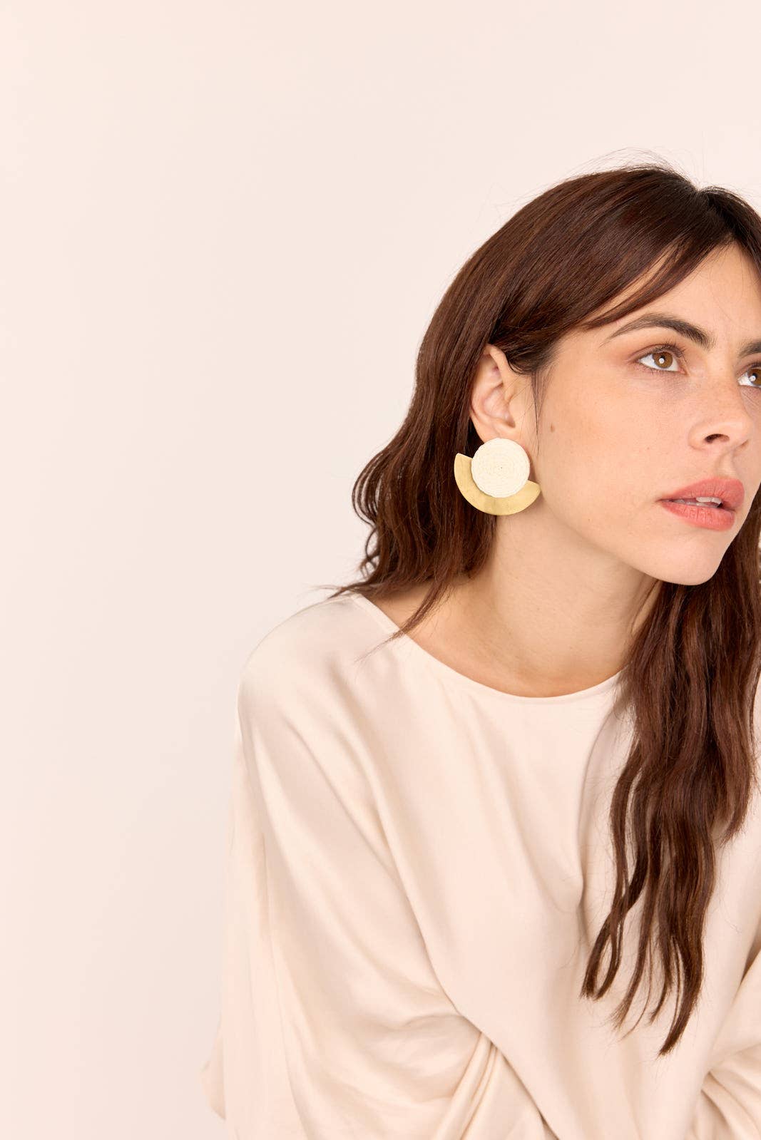 Maradji - Wholesale Dangle Earrings - FARAH RAFFIA AND STEEL EARRING6