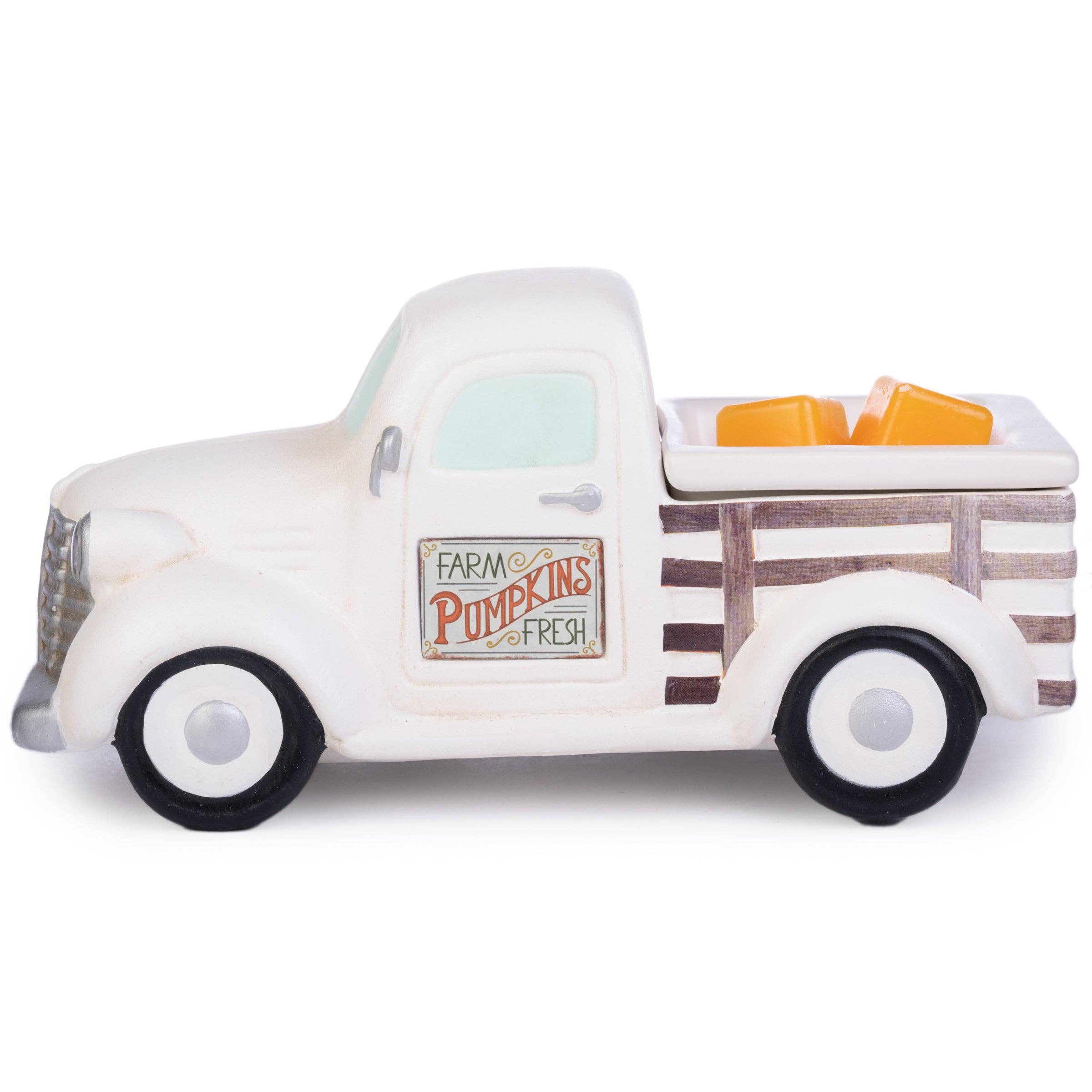 Rimports - Wholesale Wax Warmer - White Truck Fragrance and Wax Warmer with Two Holiday Signs1