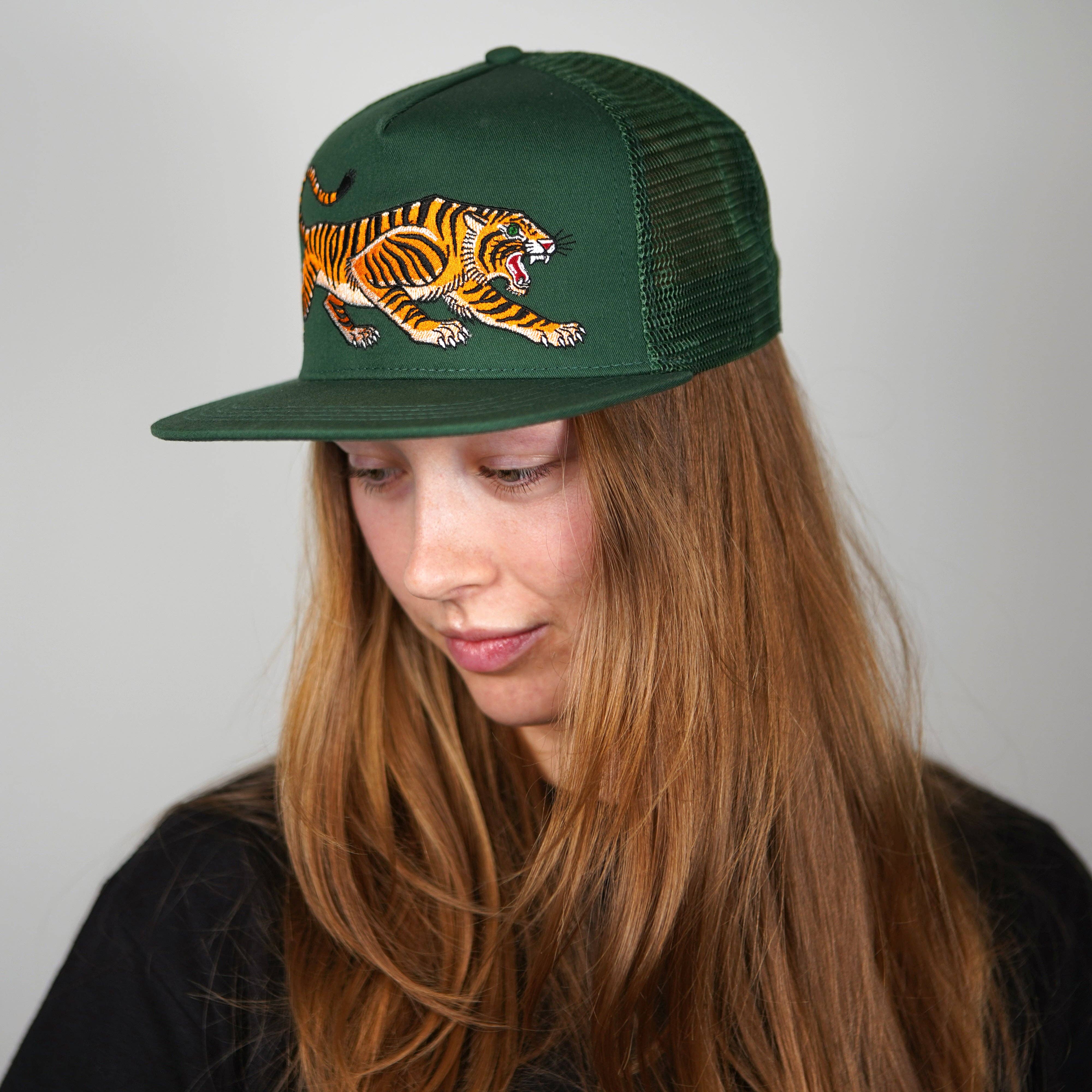 Stuntin Goods - Wholesale Trucker Hat - Unisex - Tiger Trucker Hat3