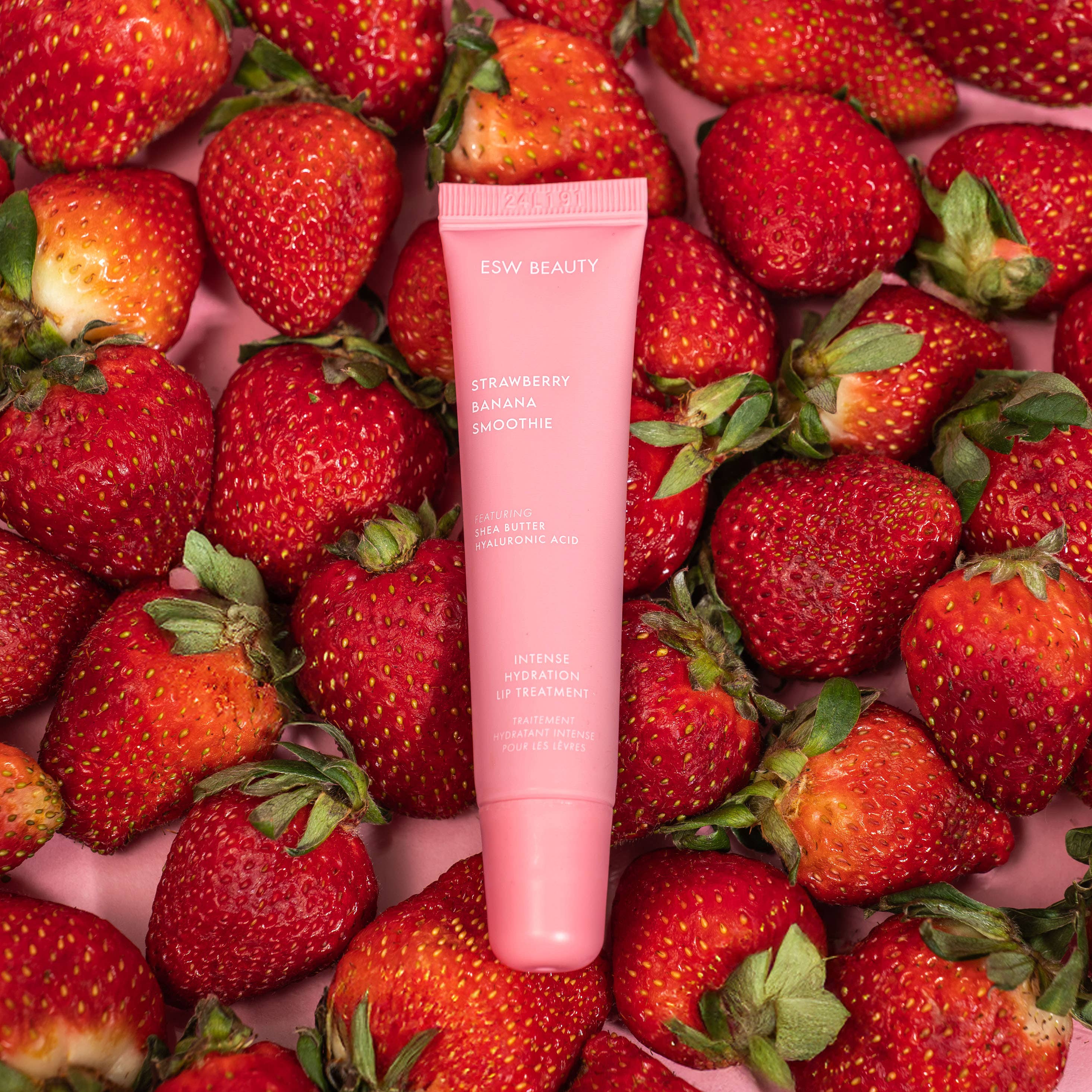 ESW Beauty - Wholesale Lip Balm - Strawberry Banana Smoothie Intense Hydration Lip Treatment3