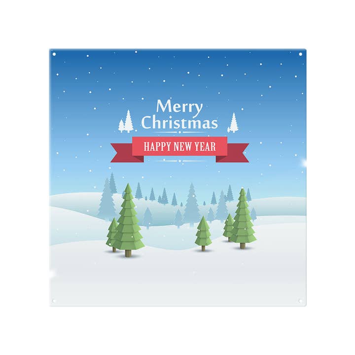 Merry Christmas Cover Art Dining Splash Back for wholesale by Benjamin Tate Design