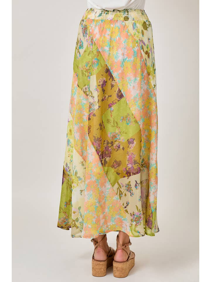 Mystree - Wholesale Skirt - Women's - 61066 Mixed Print Skirt