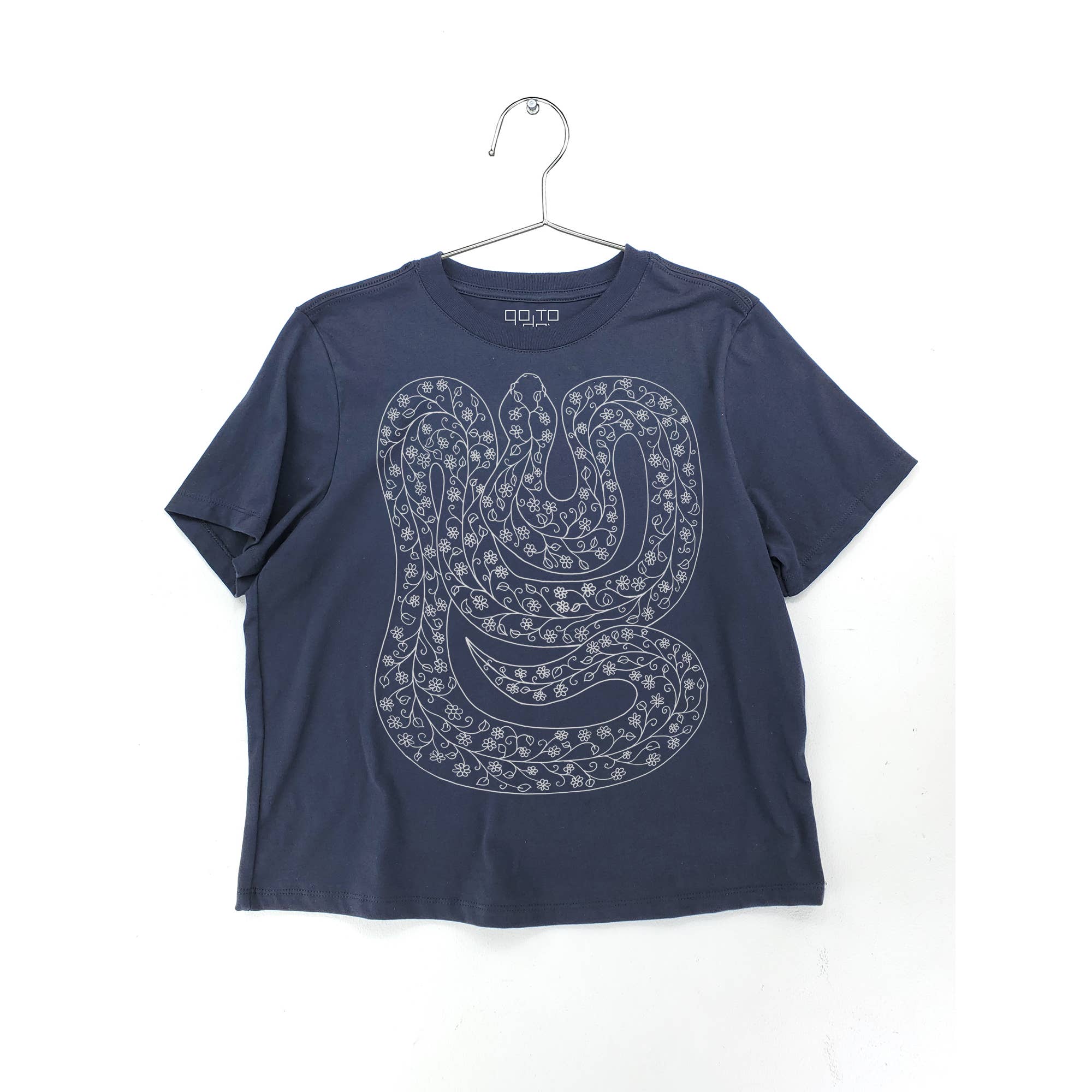 Go To Devil - Wholesale Screen Printed T-Shirt - Women's - Snake Yayoi Heavyweight Tee0