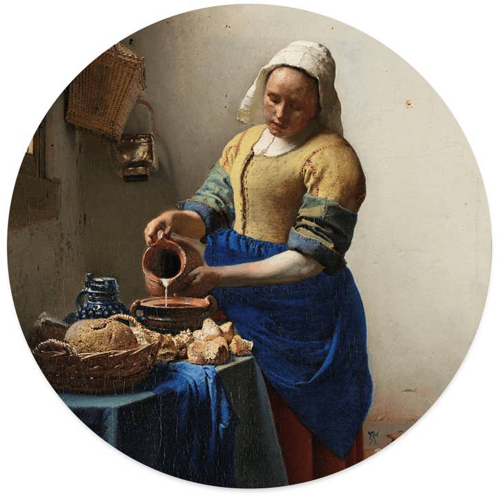 Label2X B.V. - Wholesale Wall Accent - Muurcirkel het melkmeisje