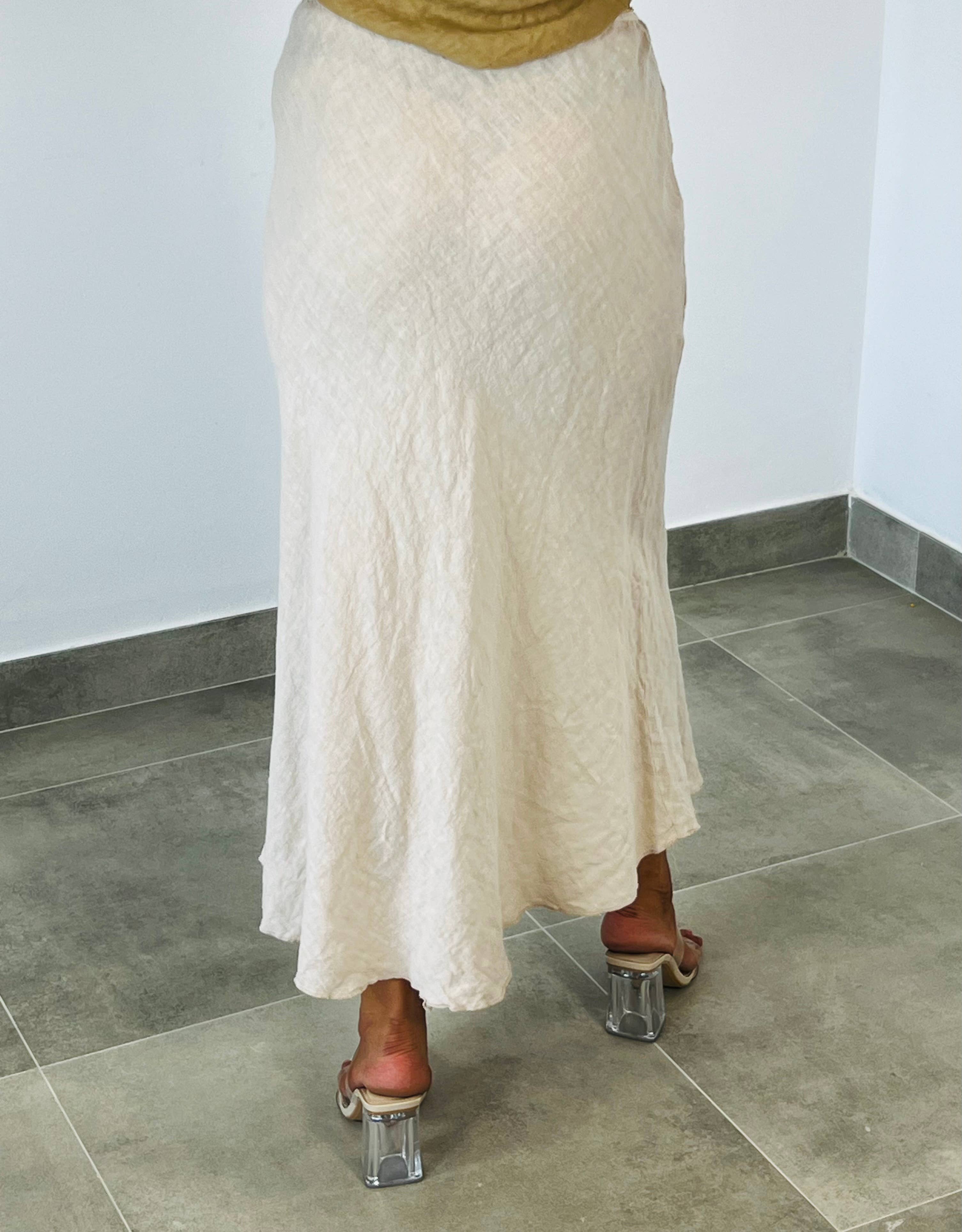 Linen & More – Großhandel Rock – Damen – REF 6298 ROCK AUS 100% LEINEN5