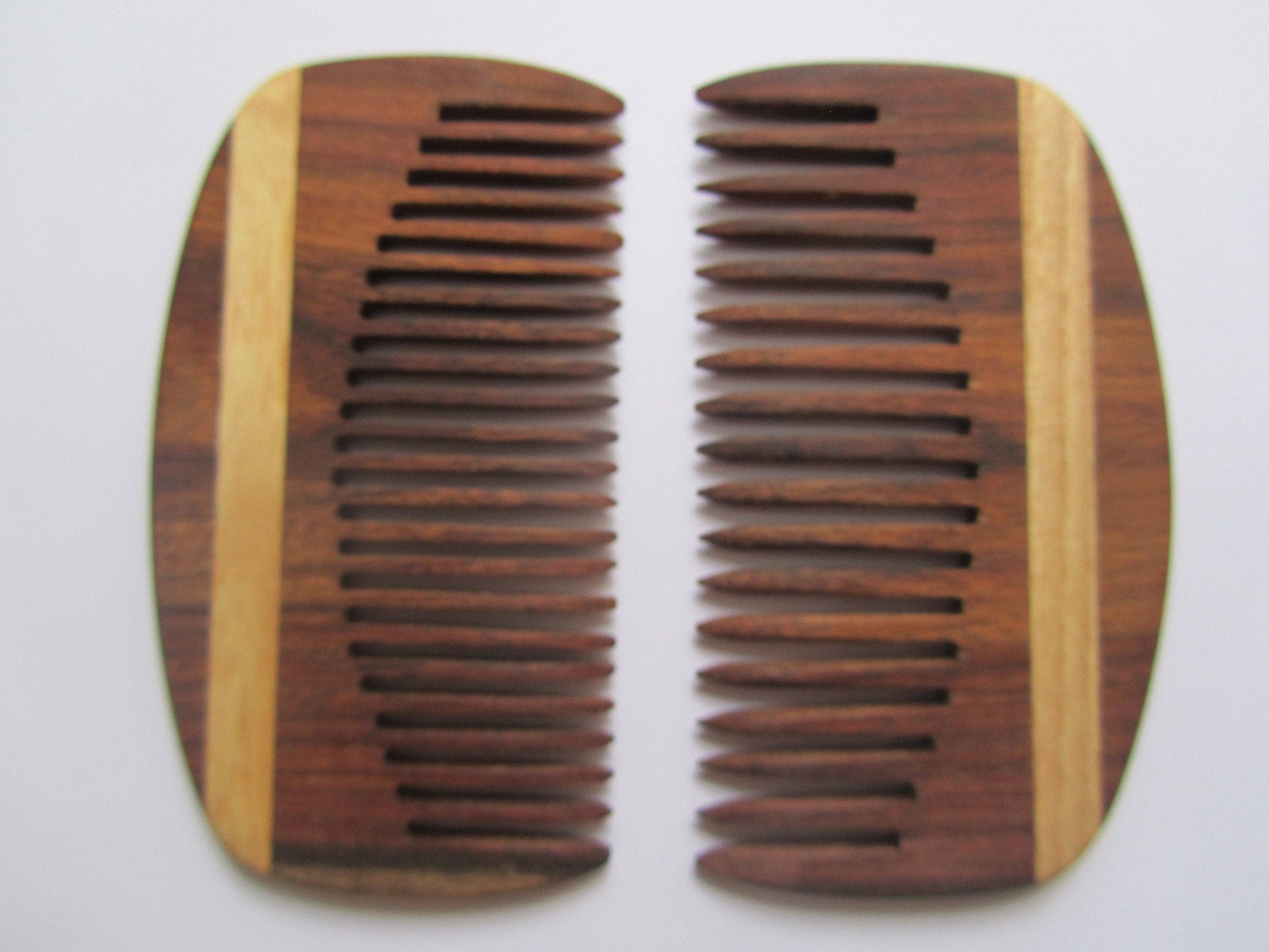 WOODEN TIES & GIFTS - Wholesale Beard Brush/Comb - Handmade, Wooden Hair Beard Comb Anti Static Fine tooth or W0