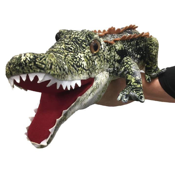 Texas Toy Distribution - Wholesale Stuffed/Plush Toy - Kids & Baby - Crocodile Hand Puppet 40" Plush Stuffed Animal