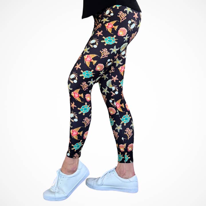 Ocean Jewels Deluxe Leggings for wholesale by Natopia