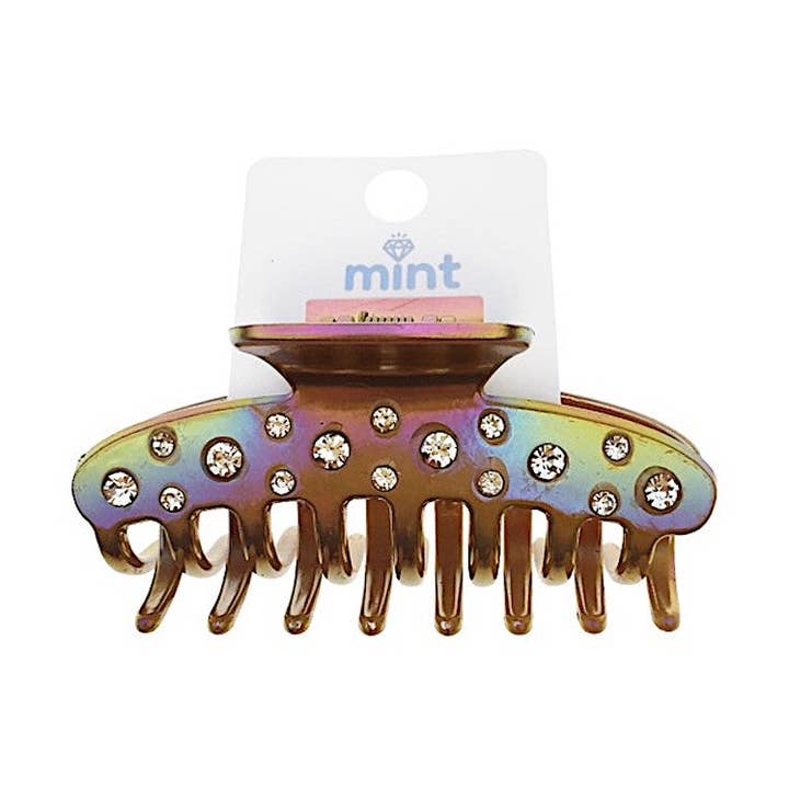 Atlas Fashion - Wholesale Hair Clip - Women's - Iridescent Oil-Slick Claw Clip0