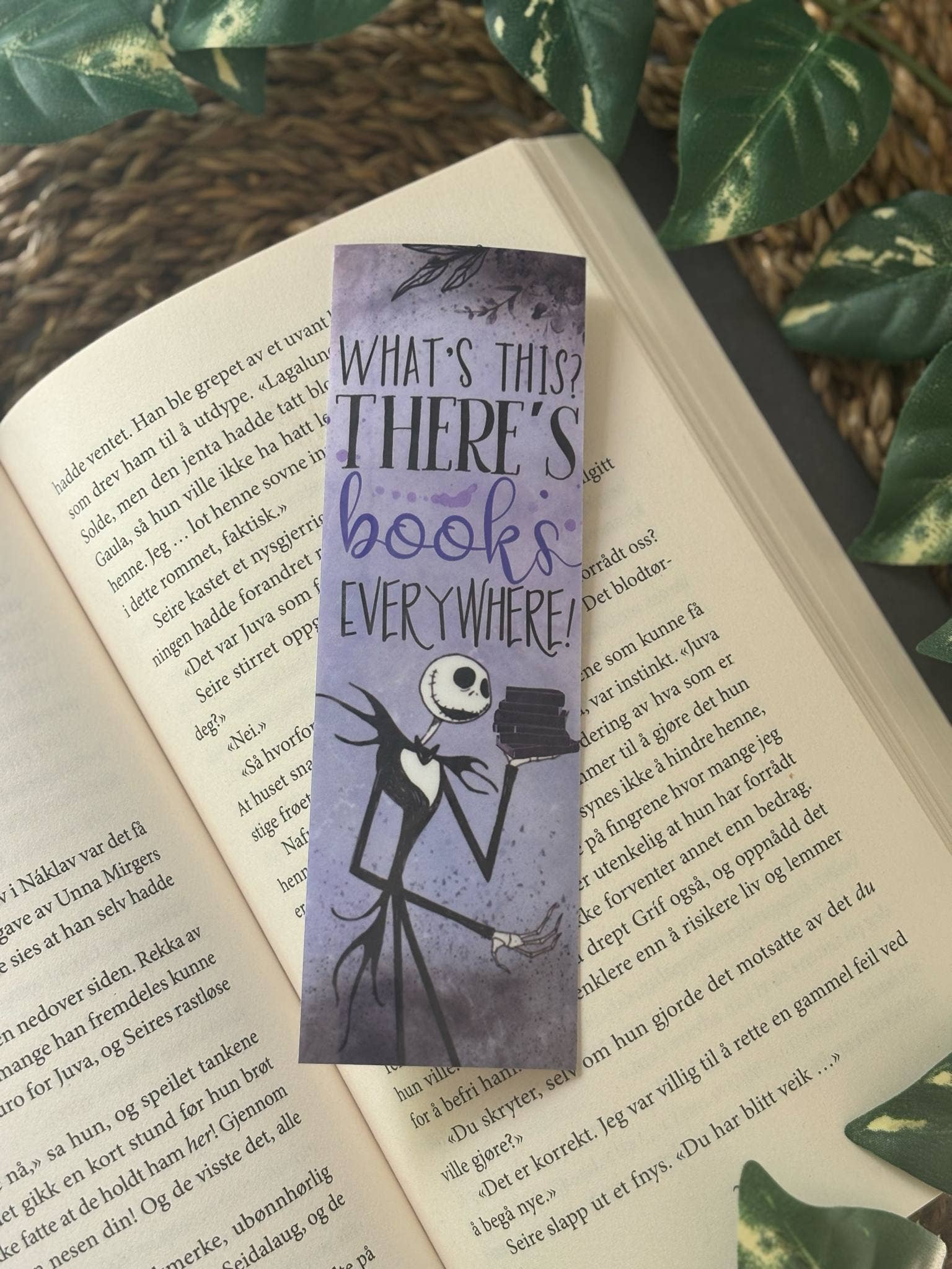 Nordic Book Adventure - Wholesale Bookmark - Jack Skellington - Nightmare Before Christmas Bookmark 0