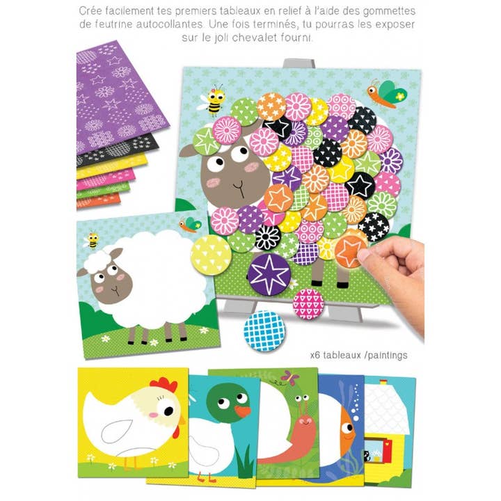 Créa Lign' - Wholesale DIY Craft Kit - Kids - Felt “On the Farm”1